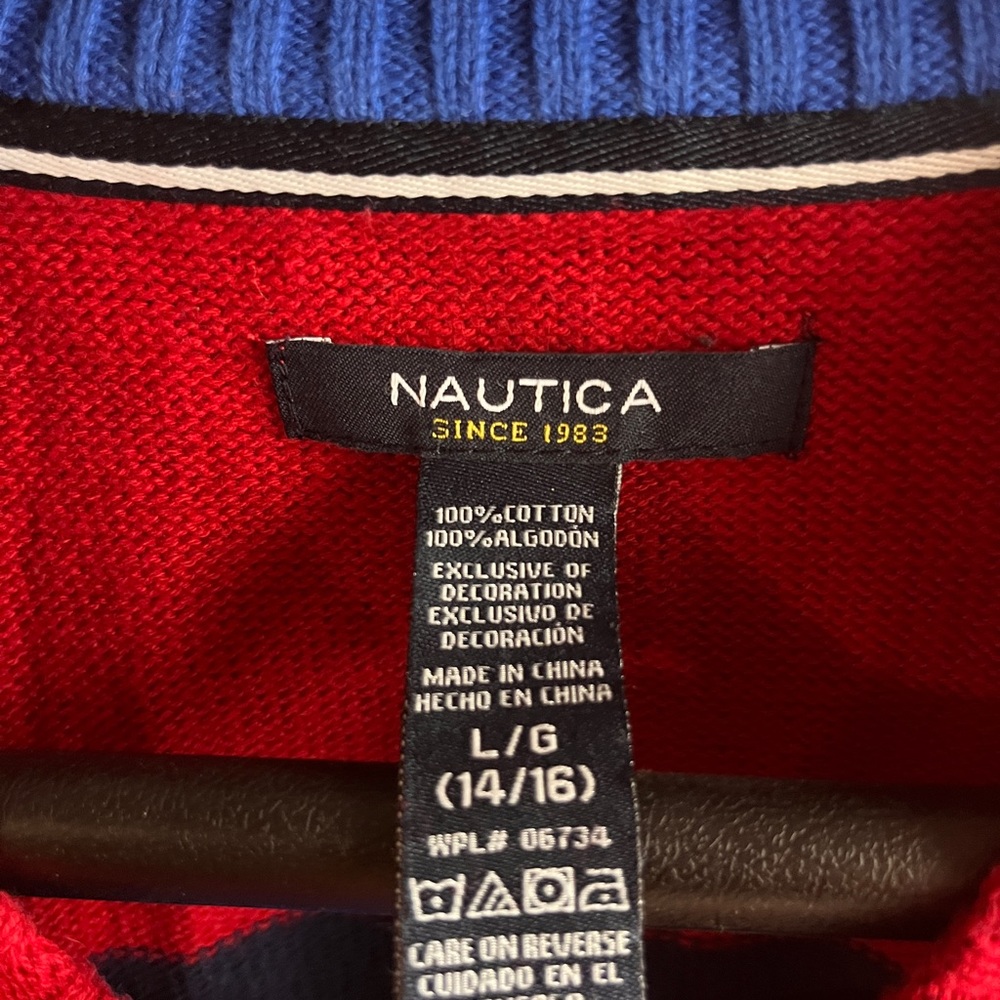 Nautica boy sweater.